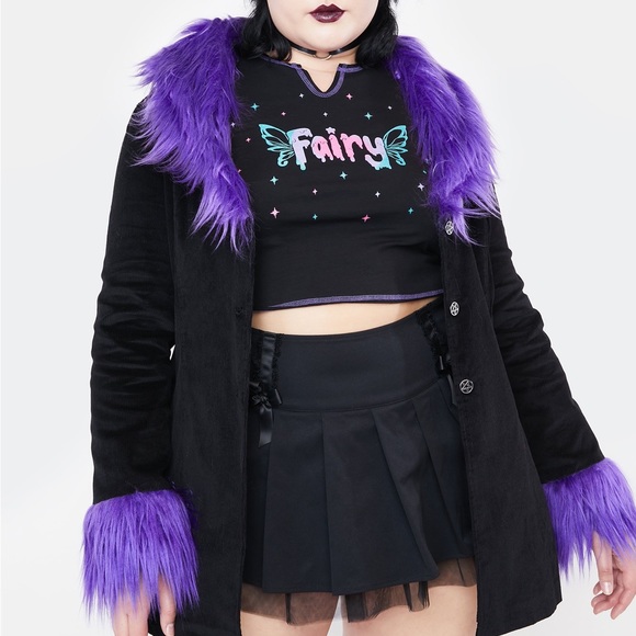 Dolls Kill Jackets & Coats The Grave Girls Forward Fairy Corduroy